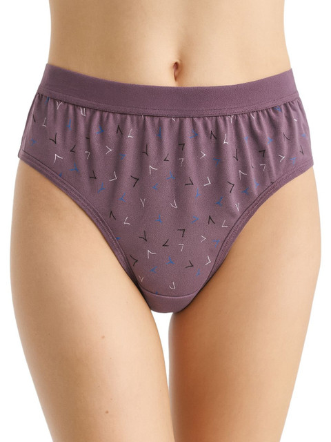 FiveFlag Pack of 3 Women Cotton Blend Mid-Rise Briefs