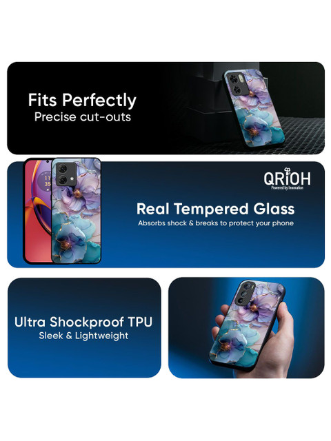 QRIOH Floral Printed Motorola Edge 60 Pro Silicone Back Case - Image 5
