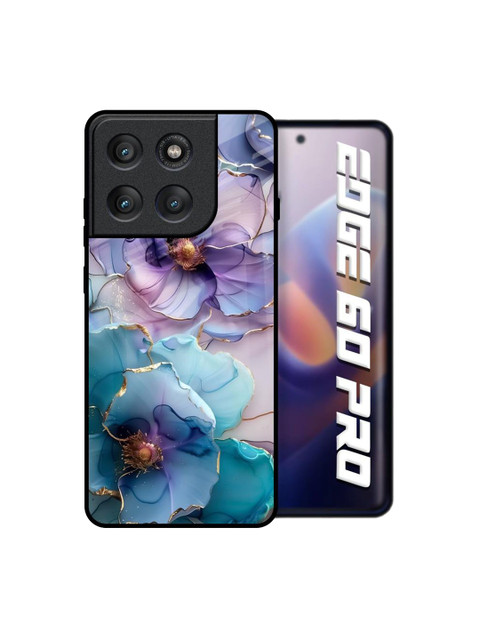 QRIOH Floral Printed Motorola Edge 60 Pro Silicone Back Case