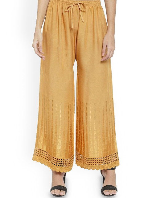 MIXFIT Women Wide Leg Ethnic Palazzos