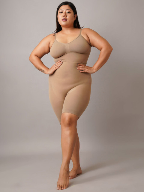 U&F Seamless Breathable Sweat-Free Body Shaper with Adjustable Straps