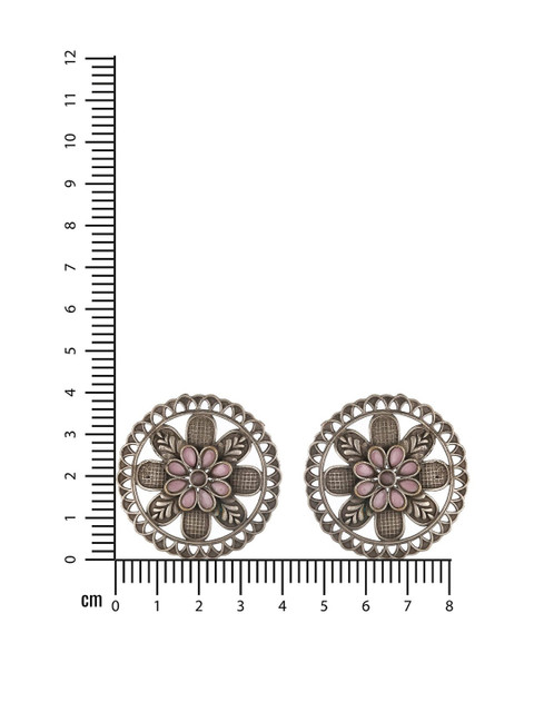 Anouk Silver-Plated Alloy Artificial Beads Studs - Image 2