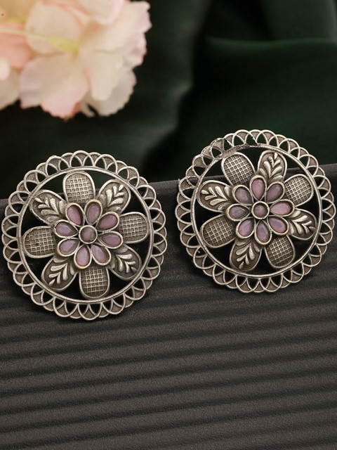 Anouk Silver-Plated Alloy Artificial Beads Studs