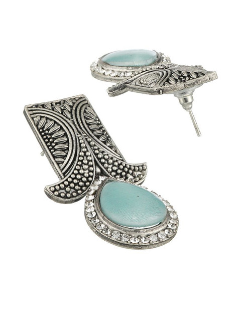 Anouk Silver-Plated Alloy Drop Earrings - Image 3