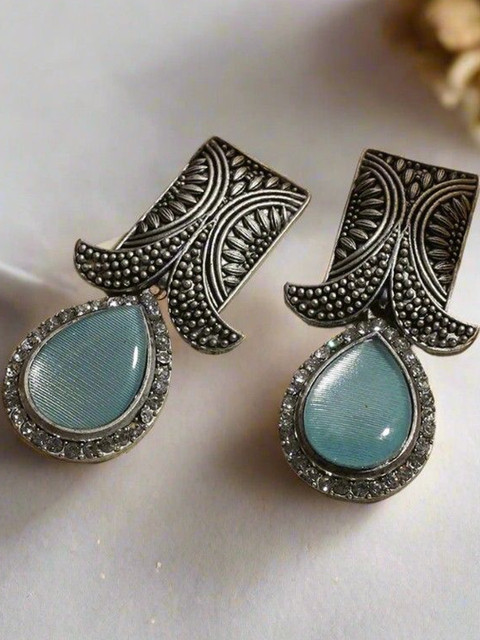 Anouk Silver-Plated Alloy Drop Earrings