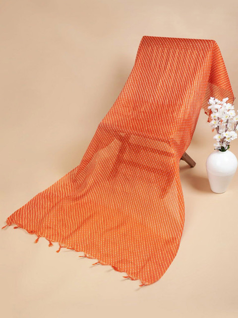 AKSHADEEP Leheriya Printed Dupatta - Image 3