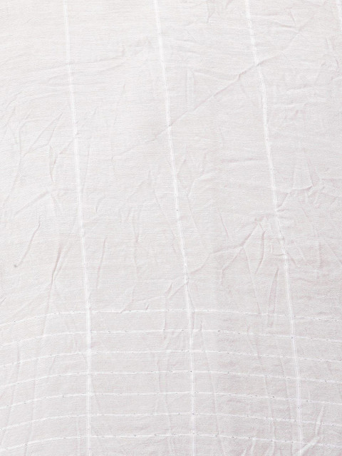 A R SILK DUPATTA HUB Striped Cotton Dupatta With Sequinned - Image 5