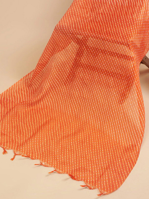 AKSHADEEP Leheriya Printed Dupatta - Image 4