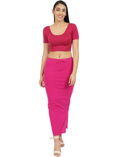 FEMULA Women Magenta Regular Fit Saree Shapewear Petticoat