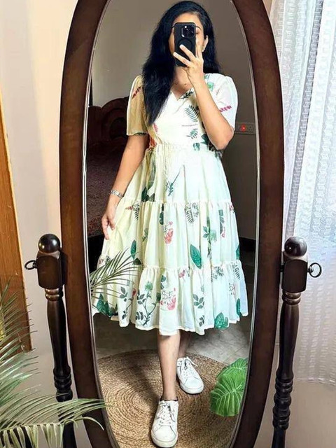 Moda Rapido Women Polyester Fit & Flare Dresses