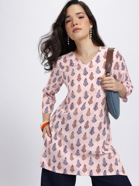 Anouk Rustic Printed Straight Kurti