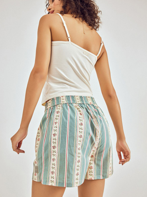 Pepe Jeans Women High-Rise Printed Lounge Shorts - Image 4