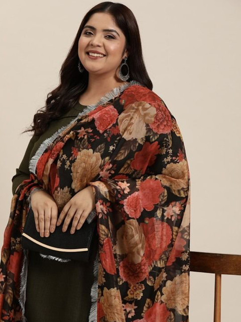 Varanga Floral Printed Dupatta