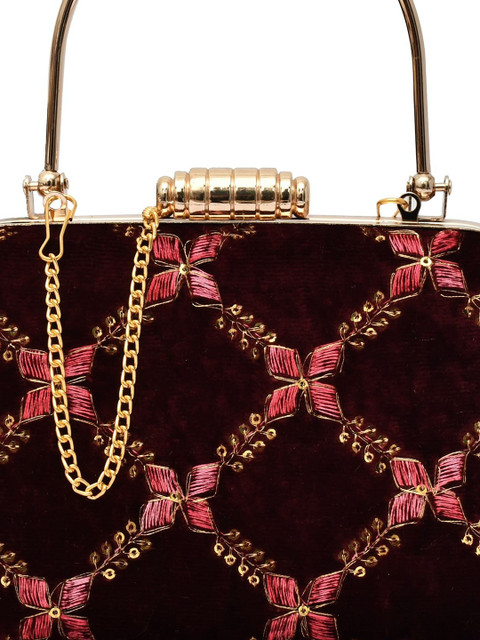 FOR THE BEAUTIFUL YOU Embellished Box Clutch - Image 6