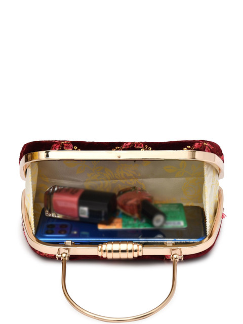 FOR THE BEAUTIFUL YOU Embellished Box Clutch - Image 5