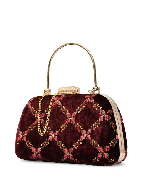 FOR THE BEAUTIFUL YOU Embellished Box Clutch - Image 3