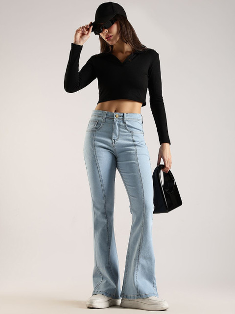 zayla Women Jean Bootcut High-Rise Stretchable Jeans