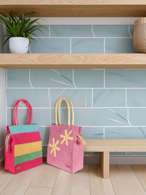 FOONTY Unisex Set of 2 Eco Friendly Lunch Bags