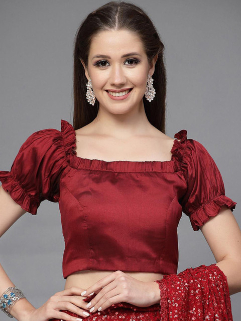 Utsav Fashion Square Neck Readymade Saree Blouse