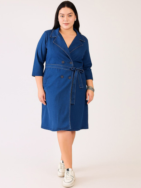 Sztori Shirt Collar Blazer Dress