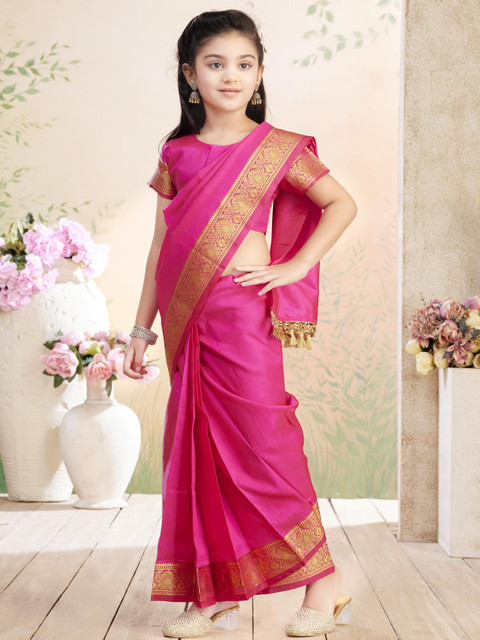 Sangria Pink Sarees - Image 3
