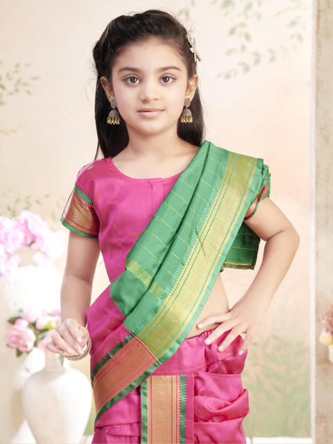 Sangria Pink Sarees - Image 2