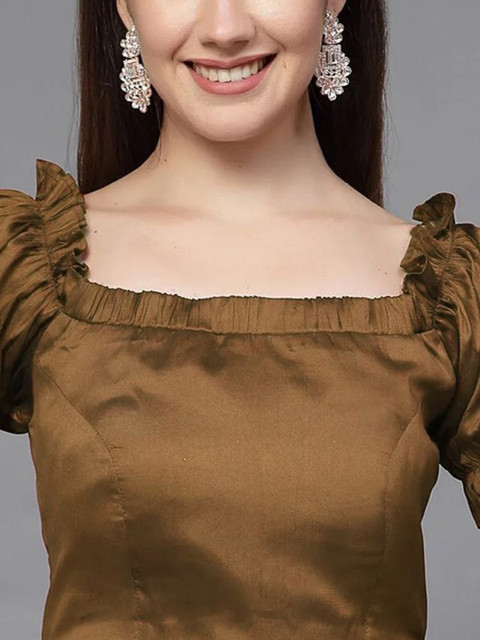 Utsav Fashion Square Neck Readymade Saree Blouse - Image 4