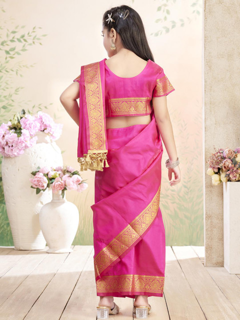 Sangria Pink Sarees - Image 5