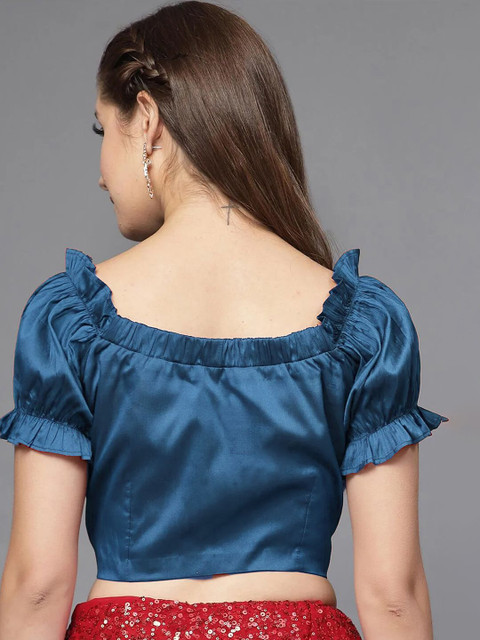 Utsav Fashion Square Neck Readymade Saree Blouse - Image 2