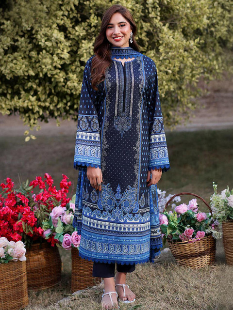 Aaghnya Women Viscose Rayon Kurta & Palazzos With Dupatta