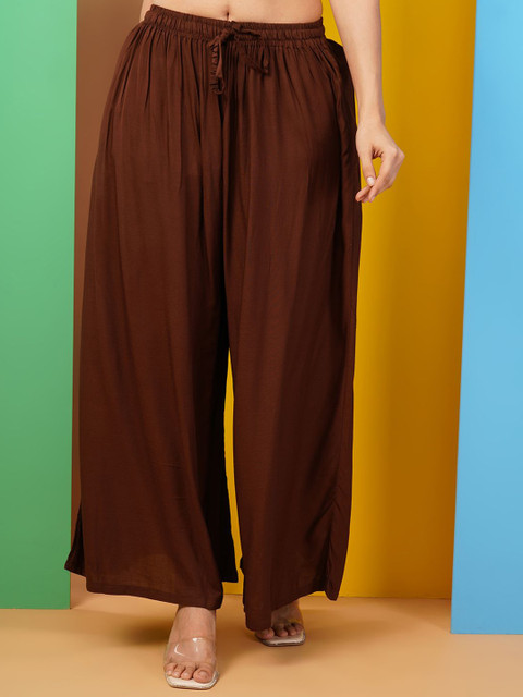 LEGITLOOKS Women Flared Palazzos