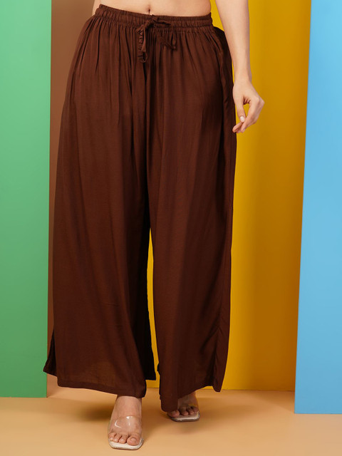 LEGITLOOKS Women Flared Palazzos