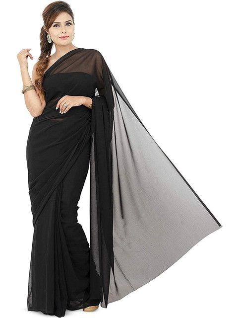 DURGA EMPORIO Pure Chiffon Saree With Blouse