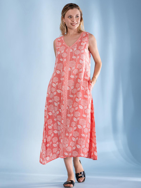 KALINI Women Viscose Rayon Fit & Flare Dresses