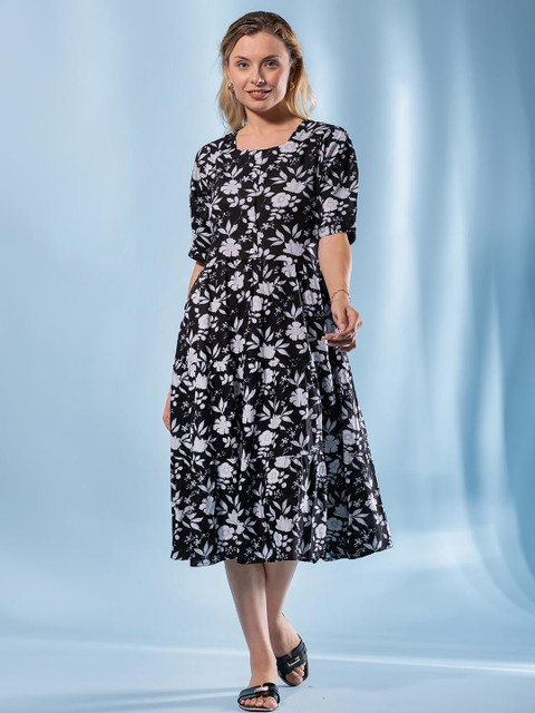 CORSICA Women Viscose Rayon Fit & Flare Dresses