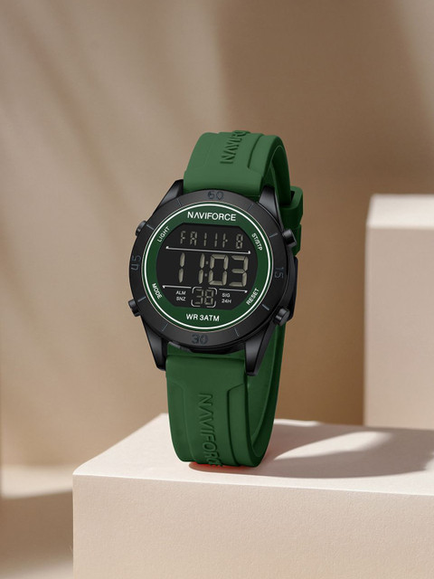 Naviforce Women Dial & Wrap Around Straps Digital Watch NF5054_B GN GN