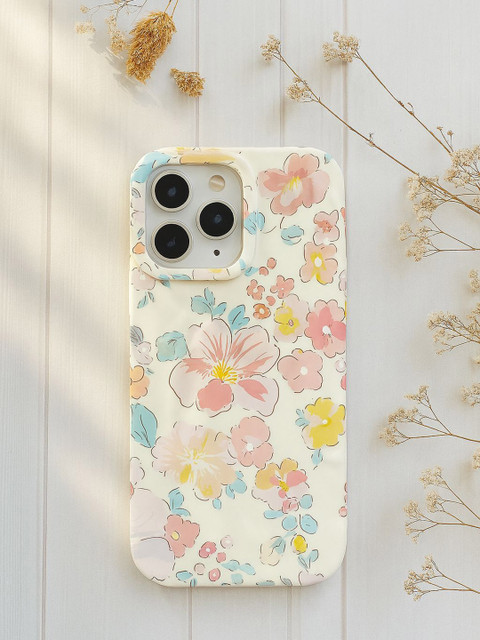 CASE CREATION Floral Printed iPhone 15 Plus Bumper Case