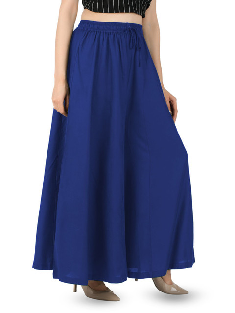 AARMAD Women Flared Loose Fit Skirt Type Palazzos