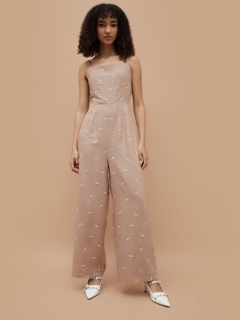 Ginger by Lifestyle Printed Basic Jumpsuit
