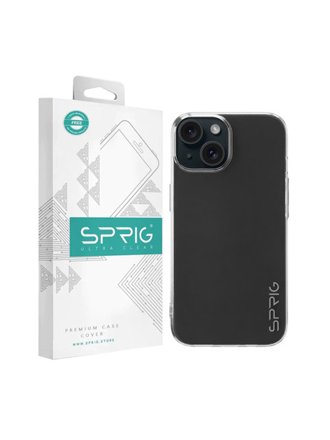 SPRIG iPhone 15 Transparent UV Grade Back Cover