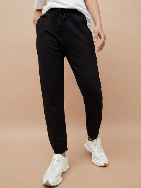Fame Forever by Lifestyle Women Mid-Rise Cotton Jogger Trouser
