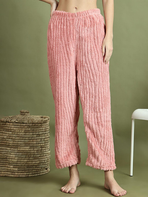 GRAGE Women Woolen Fur & Winter Lounge Pant