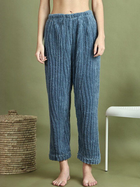 GRAGE Women Woolen Fur & Winter Lounge Pant
