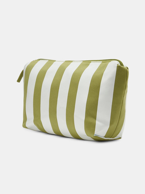 Forever Glam by Pantaloons Striped Pouch Travel Accessory