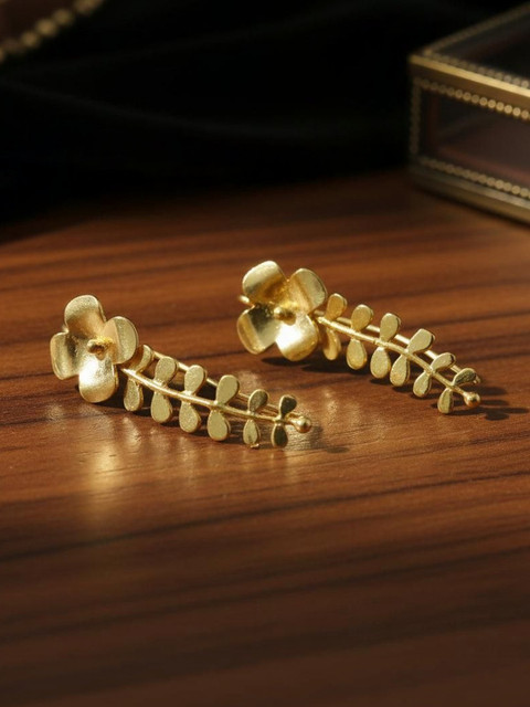 MISS ASTUTE Floral Ear Cuff Earrings