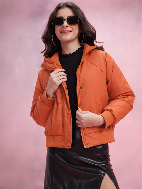 DressBerry Spread Collar Bomber Jacket
