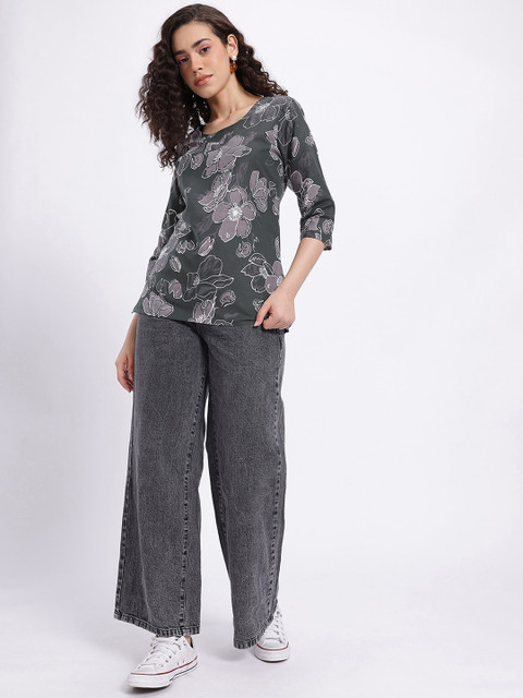 Anouk Rustic Floral Printed Kurti