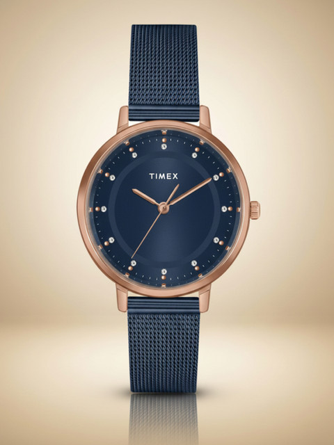 Timex Women Bracelet Style Straps Analogue Watch TWEL158SMU08