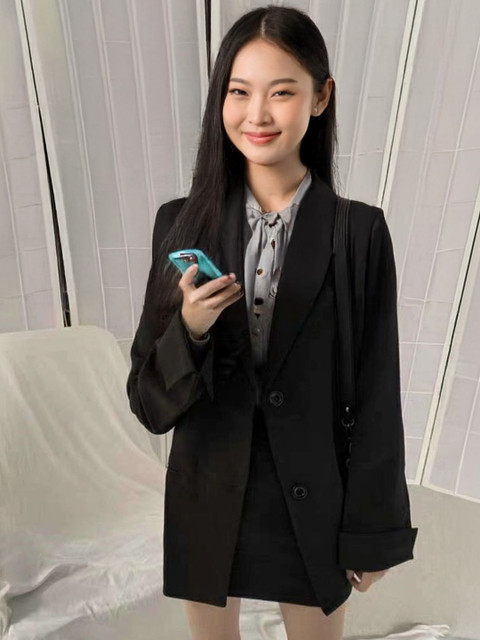 StyleCast Single-Breasted Blazer