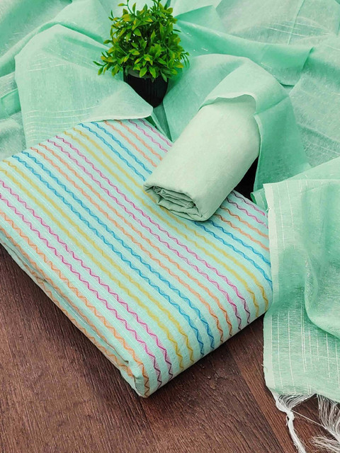 Peachmode Printed Pure Cotton Unstitched Dress Material